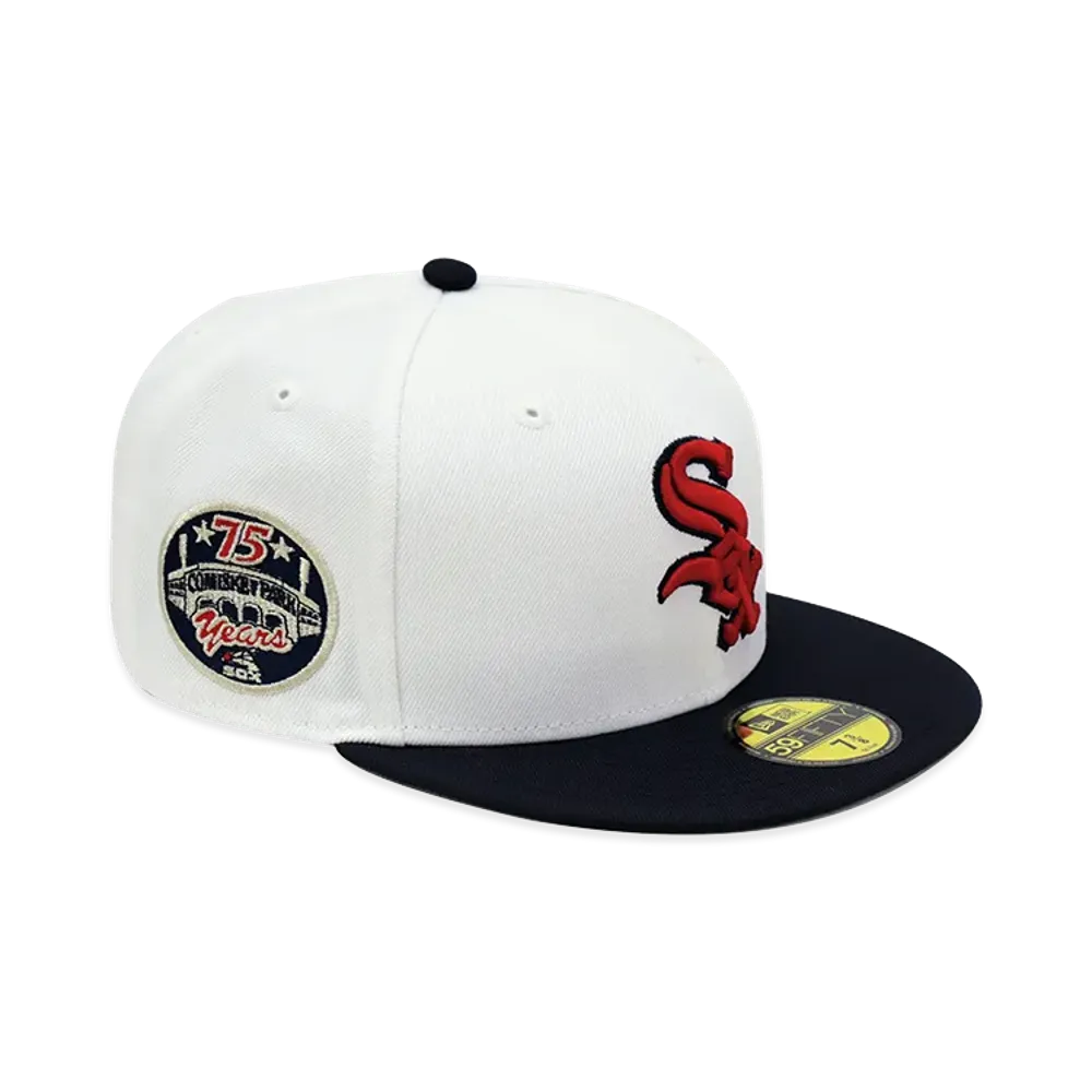 NEW ERA x THE CAP 59Fifty July 4th Chicago White Sox "White/Navy"