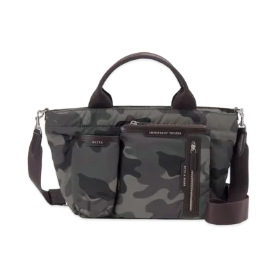 ANYA HINDMARCH Shoulder Bag "Camouflage Grey/Black/Green"