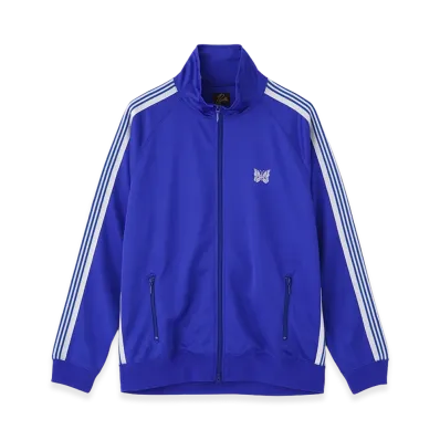 NEEDLES x B'2nd Track Jacket - Poly Smooth "Blue"