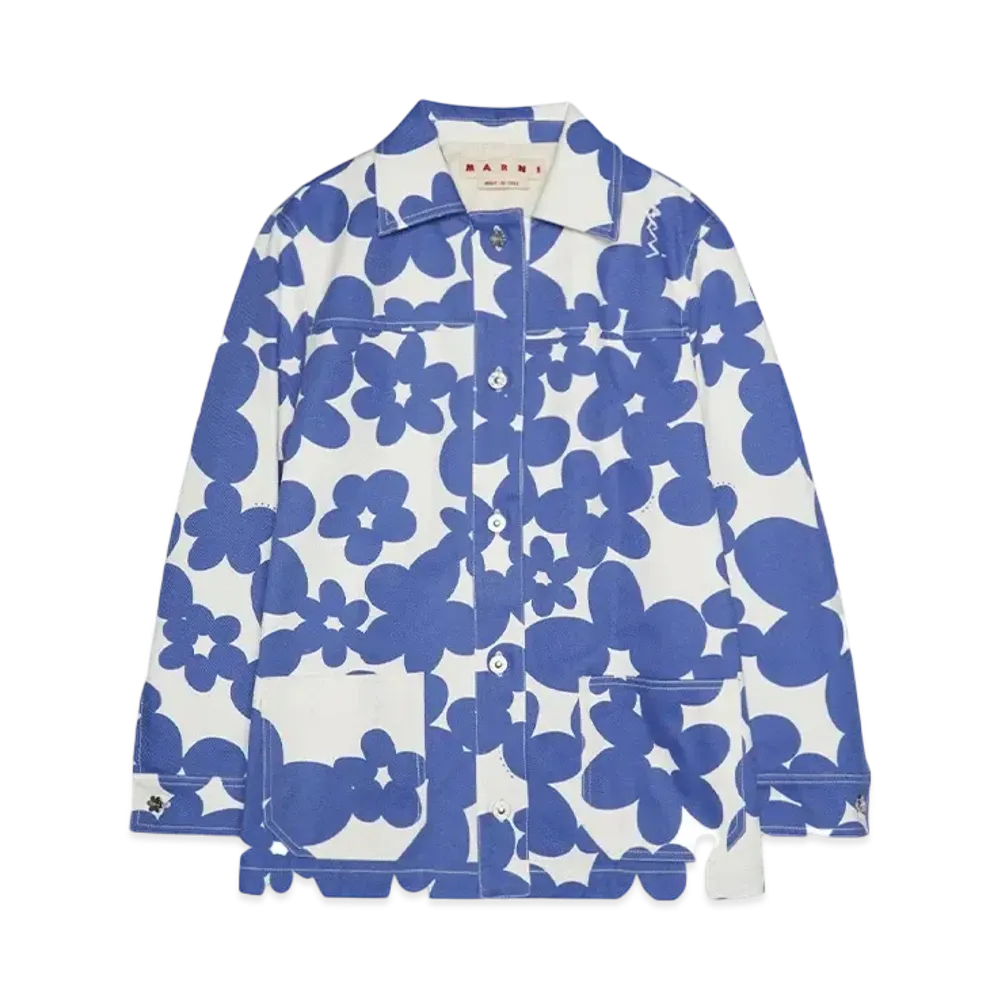 MARNI JACKET "BLUE LILAC"