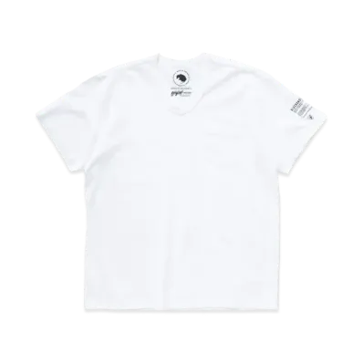 RATS Pack Tee "V-Neck Pocket Tight Silhouette" "White"