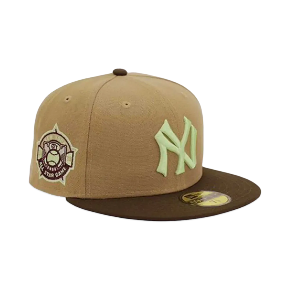 NEW ERA x THE CAP "Blood Money" 59Fifty New York Yankees "Khaki/Walnut"