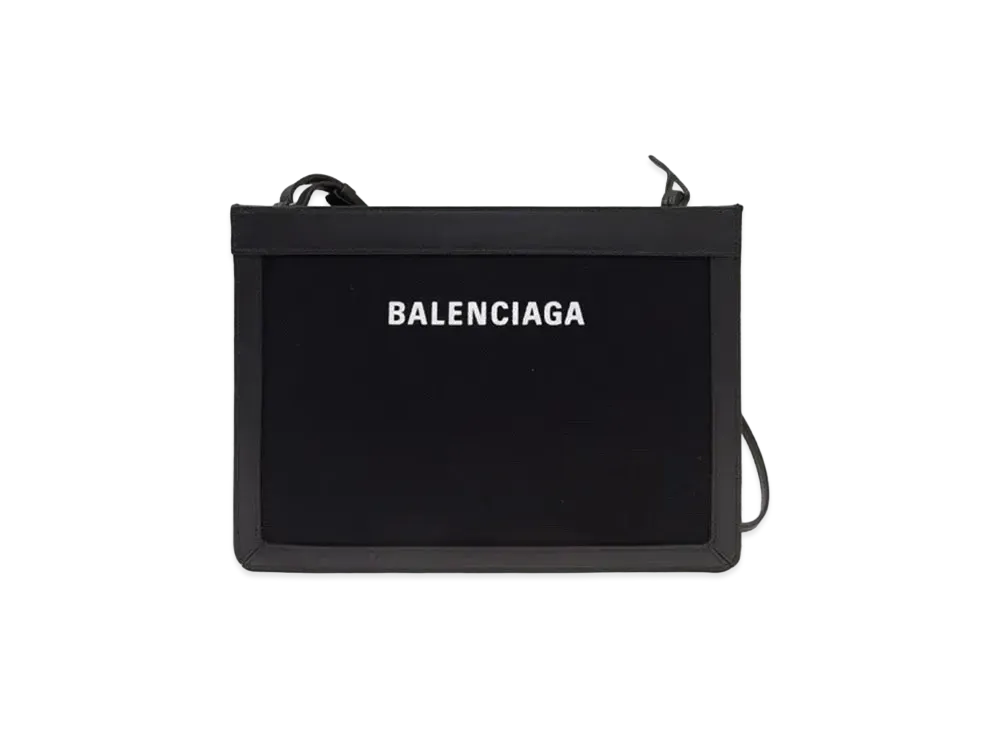 BALENCIAGA Canvas Shoulder Bag "Black"