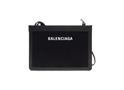BALENCIAGA Canvas Shoulder Bag "Black"