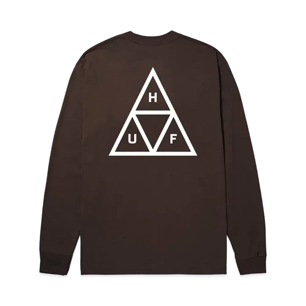 HUF Set TT LS Tee "Espresso"