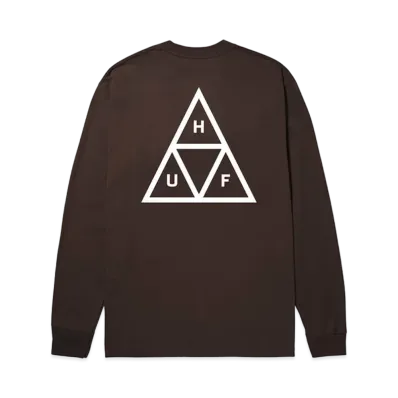 HUF Set TT LS Tee "Espresso"