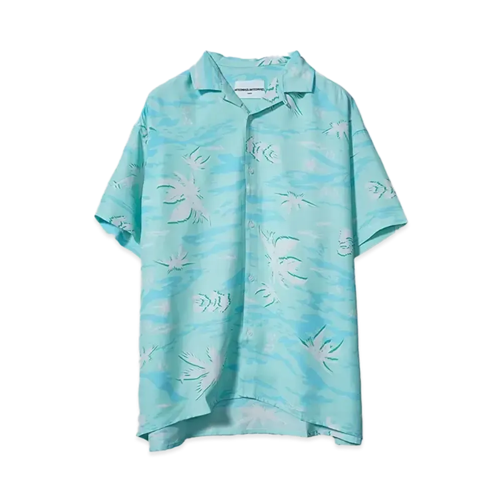 Whiz Limited BLADELEAF SHIRT "TURQUOISE"