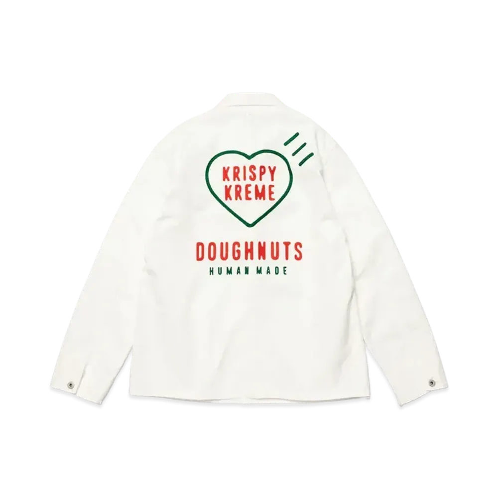 HUMAN MADE x Krispy Kreme Doughnuts Factory Jacket "White"