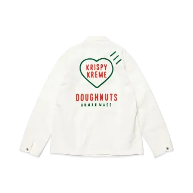 HUMAN MADE x Krispy Kreme Doughnuts Factory Jacket "White"