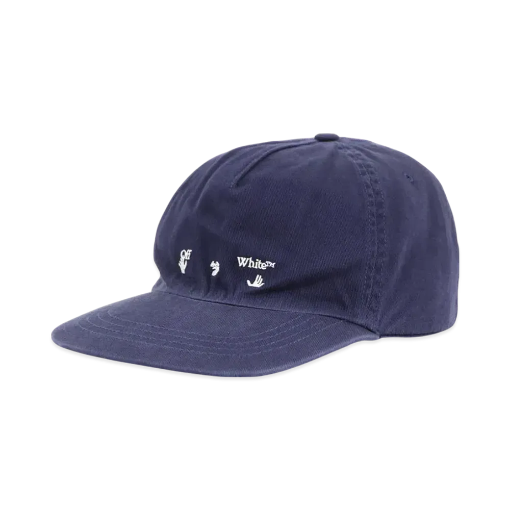 OFF-WHITE OW Logo Baseball Cap "Navy"