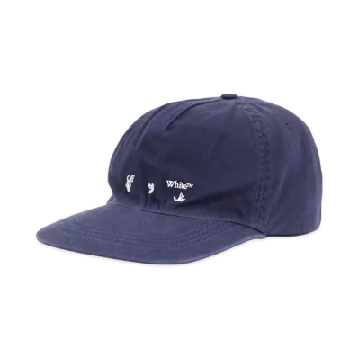 OFF-WHITE OW Logo Baseball Cap "Navy"