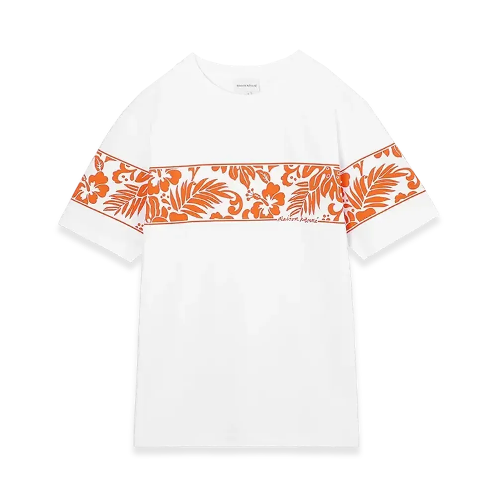 Maison Kitsune Tropical Band Comfort T-shirt "White"