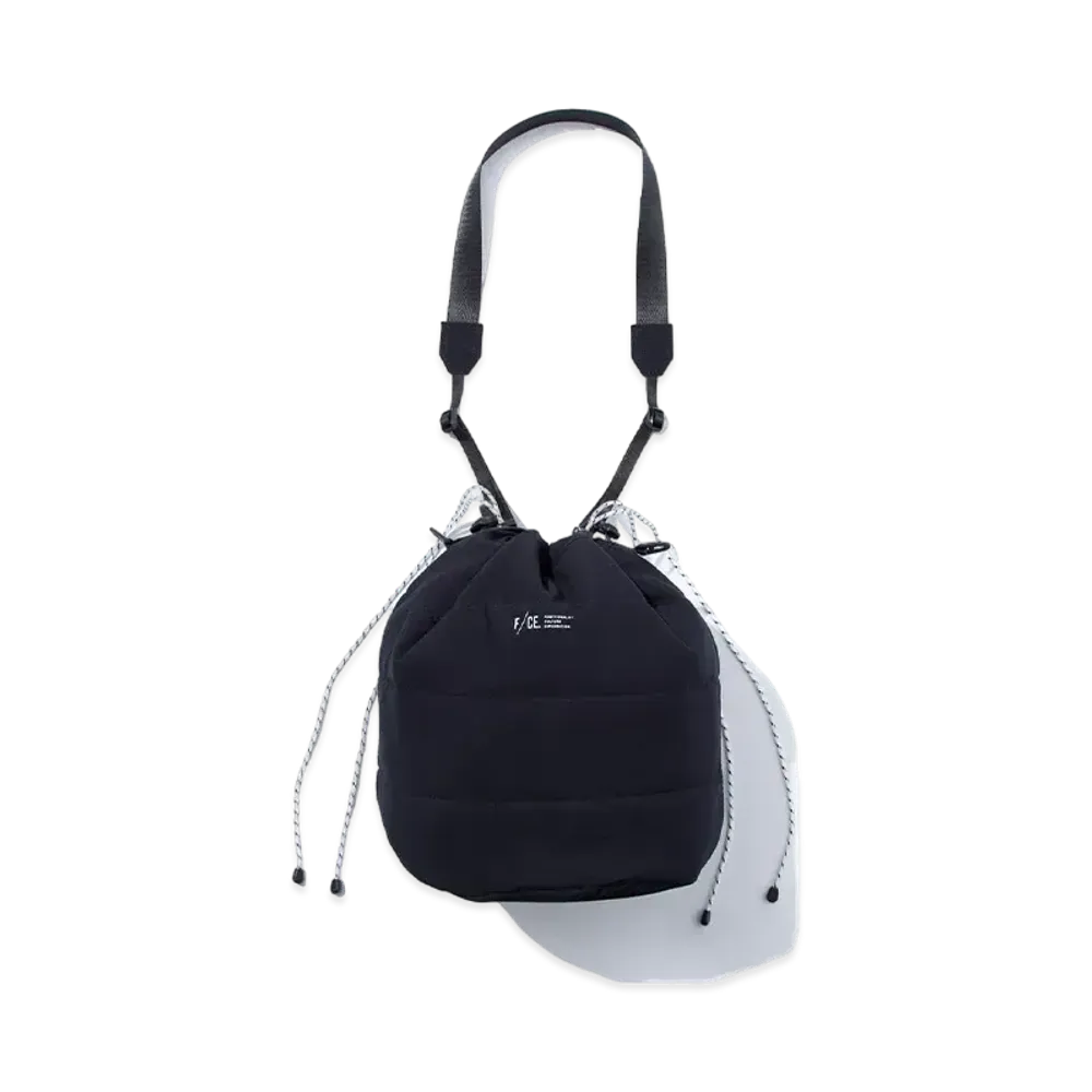 F/CE. W.R Padding Draw String Bag "Black"