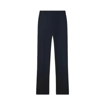 KENZO Cigarette Pants In Virgin Wool "Black"