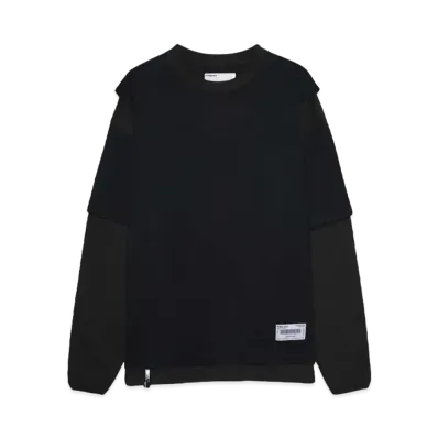 Poliquant THE LAYERED L/S SWEAT SHIRT
"BLACK"