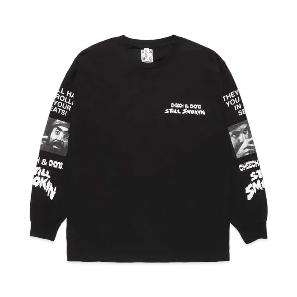 WACKO MARIA STILL SMOKIN' / LONG SLEEVE T-SHIRT #1 "Black"