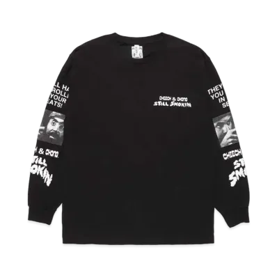 WACKO MARIA STILL SMOKIN' / LONG SLEEVE T-SHIRT #1 "Black"