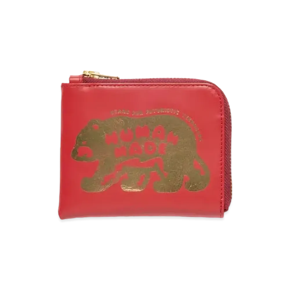 HUMAN MADE Leather Wallet "Red"