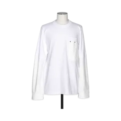 sacai L/S T-Shirt "White"