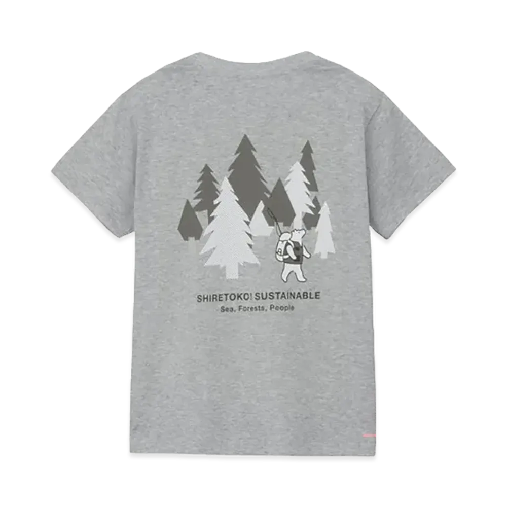 The North Face Short Sleeve Shiretoko Toko Tee Kids "Mix Grey"