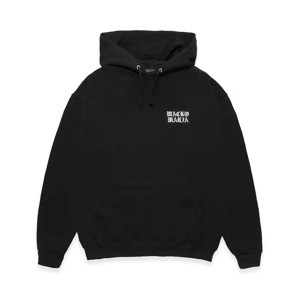 WACKO MARIA Hooded Sweat Shirt "Black"