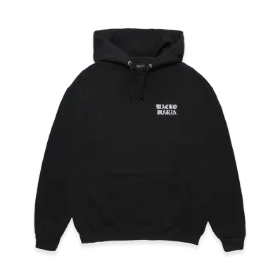 WACKO MARIA Hooded Sweat Shirt "Black"