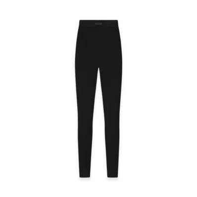 FEAR OF GOD ESSENTIALS Women's Waffle Legging "Jet Black"