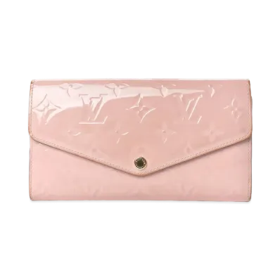 Louis Vuitton Sarah Wallet Monogram Vernis "Rose Ballerine"