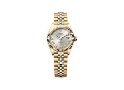 ROLEX Lady-Datejust 28mm Yellow Gold 279178 "Silver"