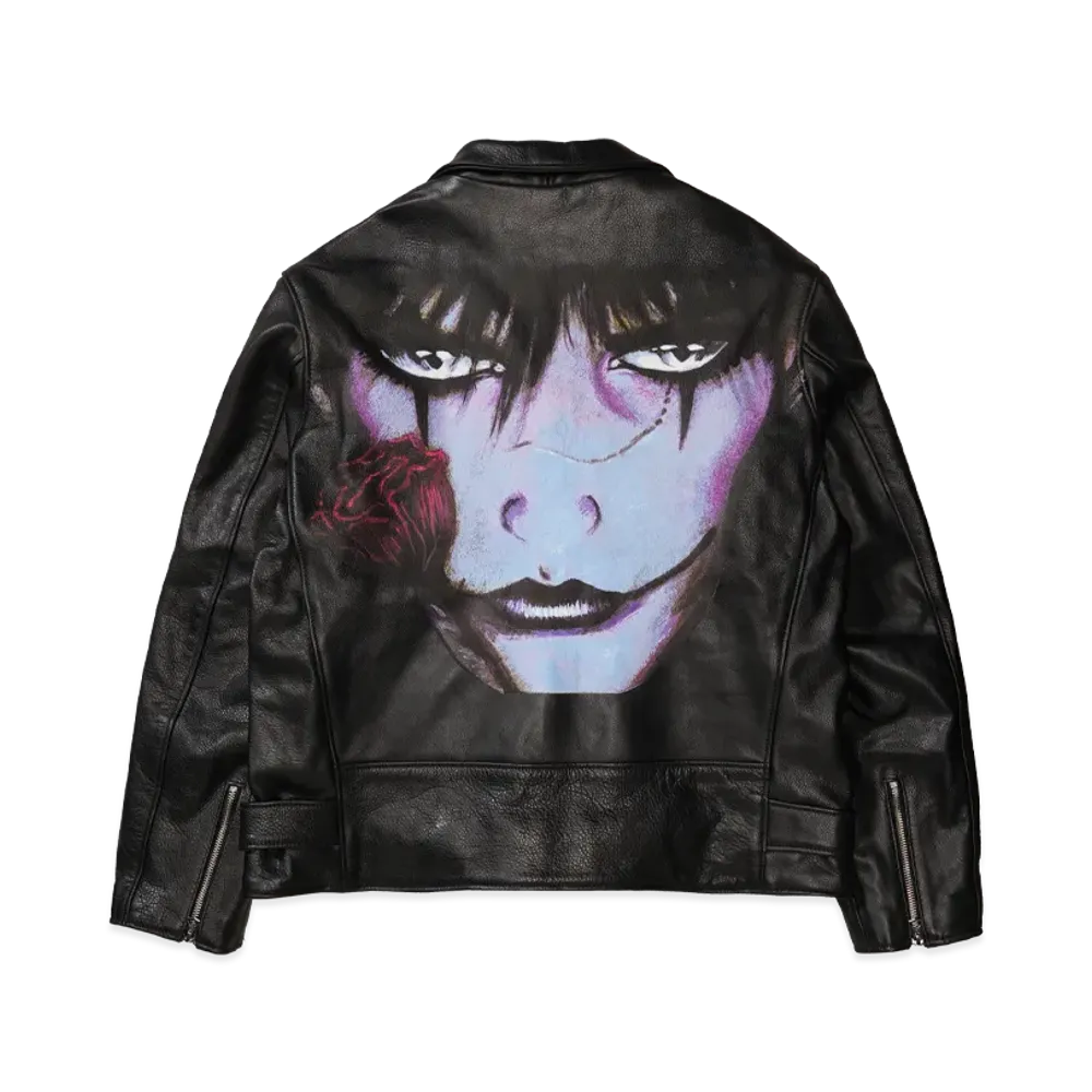 Supreme x Schott The Crow Perfecto Leather Jacket "Black"