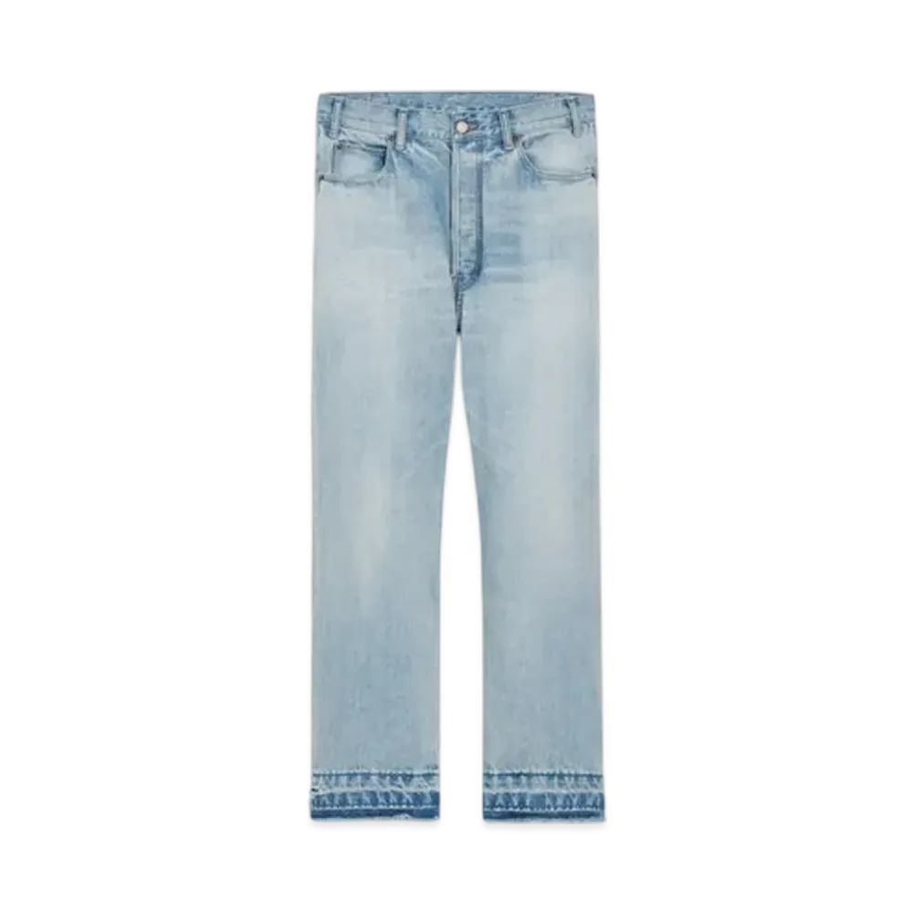 CELINE Men's Wesley Jeans in Rider Wash Denim "Rider Wash"