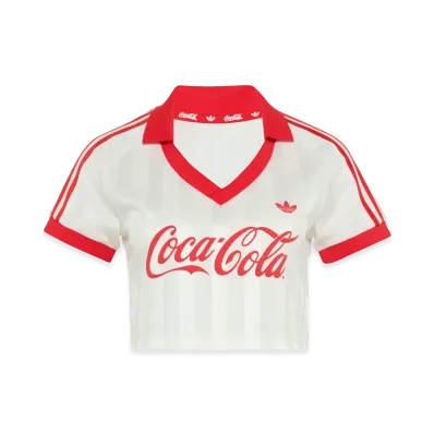adidas x Coca-Cola Women's Cropped Jersey "Core White"