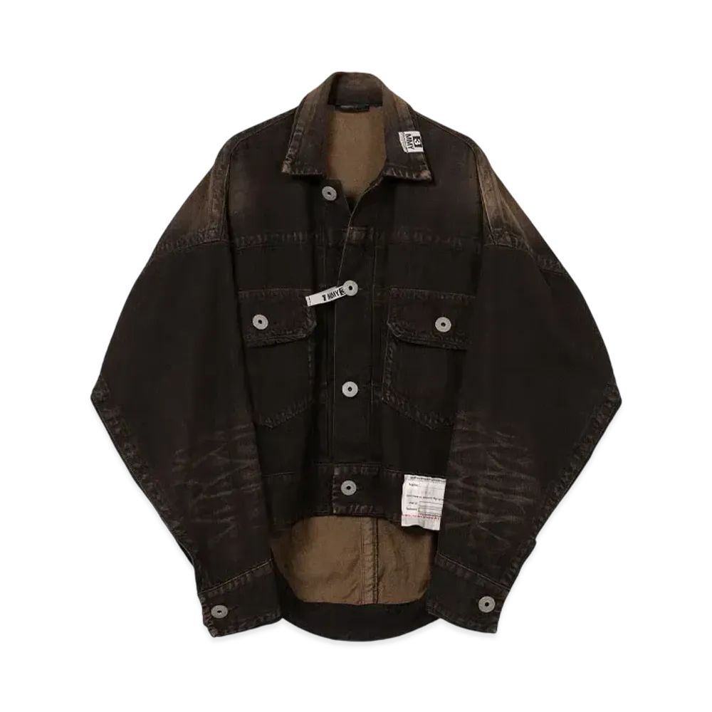 Maison MIHARA YASUHIRO Amateur Sewn Like Denim Jacket "Black"