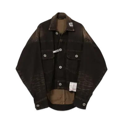 Maison MIHARA YASUHIRO Amateur Sewn Like Denim Jacket "Black"