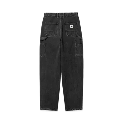 Carhartt WIP Women's Curron Single Knee Pants "Black Stone Washed"