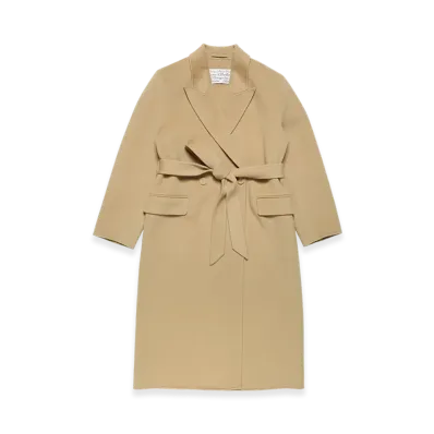 Acne Studios Double Breasted Cashmere Coat "Light Beige"