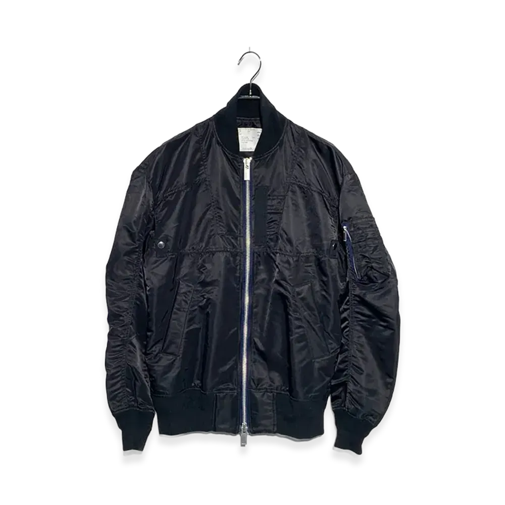 sacai MA-1 Bomber Jacket "Black"