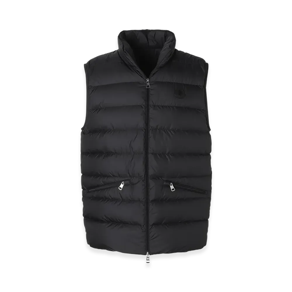 MONCLER Mens Lechtal Down Vest "Black"
