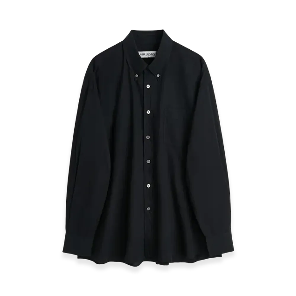 OUR LEGACY Borrowed BD Shirt "Black"