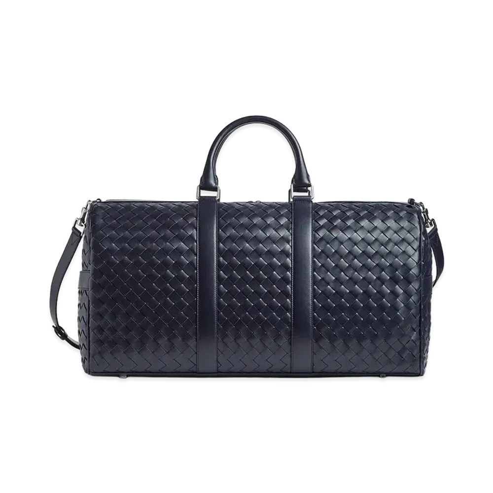 Bottega Veneta Intrecciato Cabin Duffle "Nocturnal"