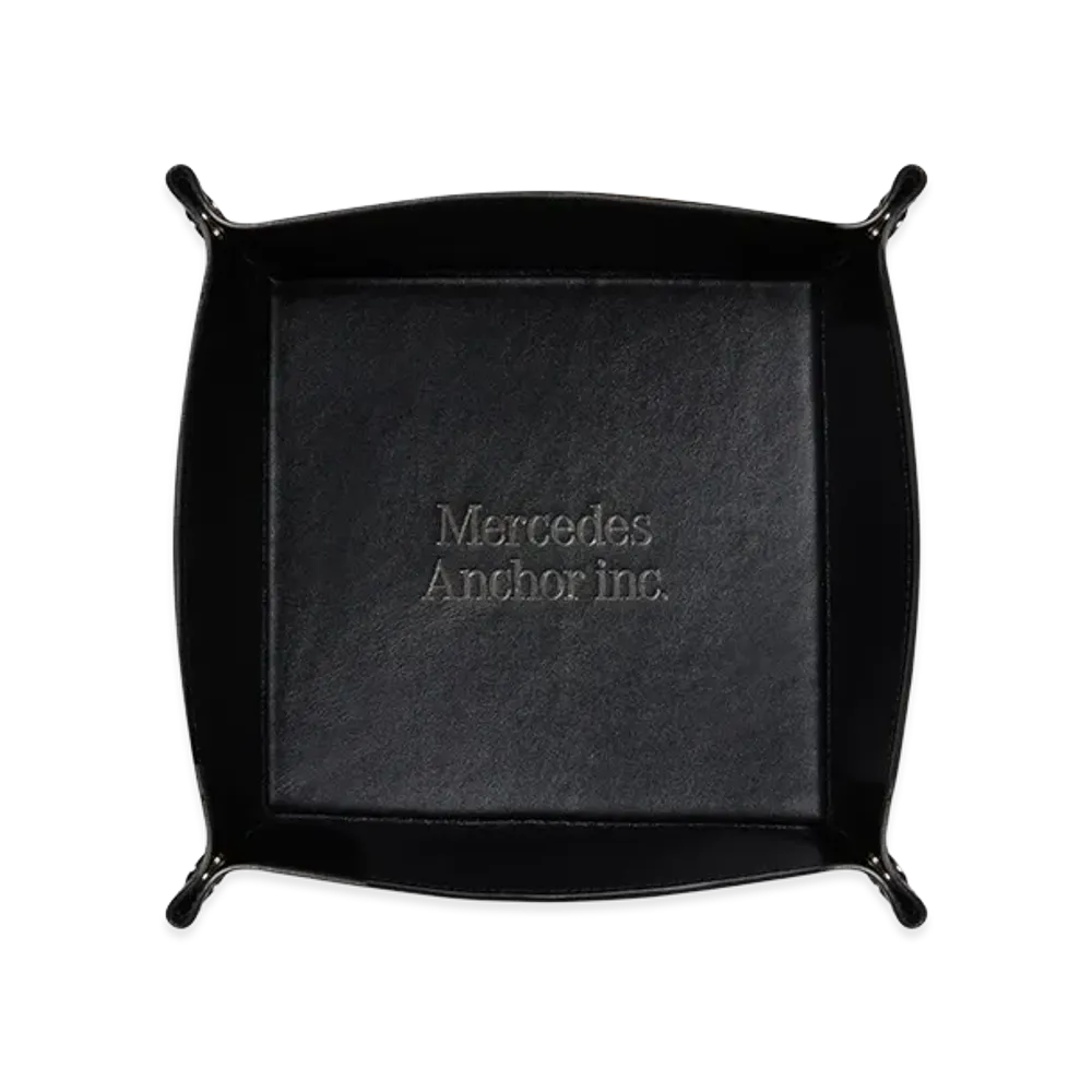 Mercedes Anchor inc. Leather Tray "Black"