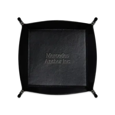 Mercedes Anchor inc. Leather Tray "Black"