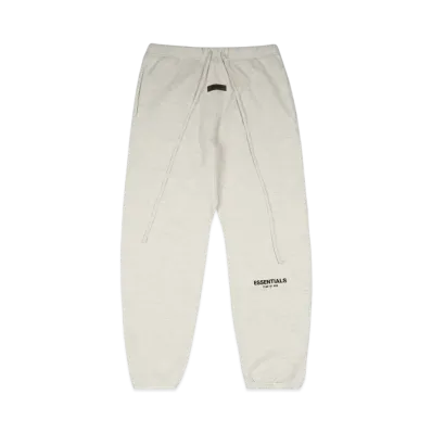 FEAR OF GOD ESSENTIALS BLACK ESS LOGO SWEAT "Light Oatmeal"