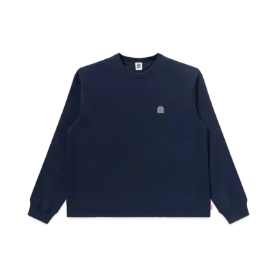 Black Eye Patch Small OG Label Crewsweat "Navy"