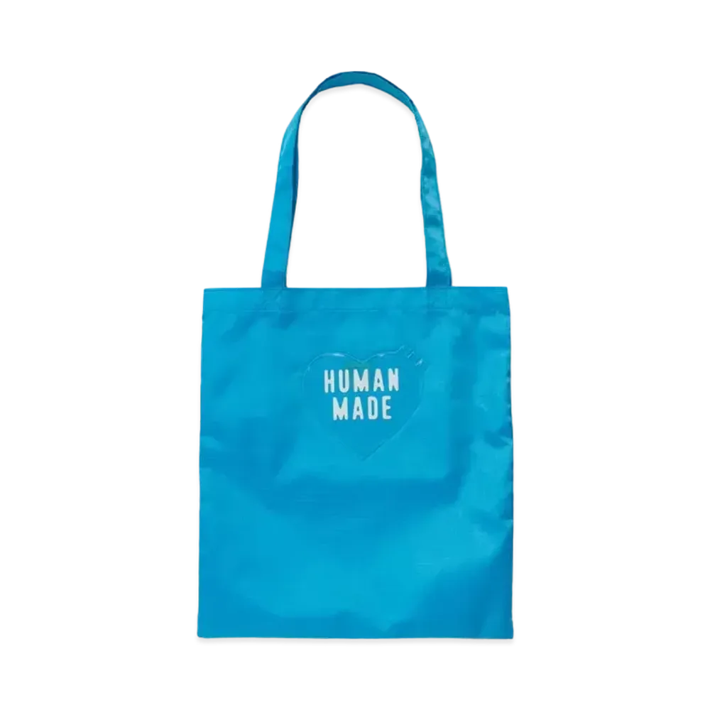 HUMAN MADE NYLON RIPSTOP HEART TOTE BAG "Blue"