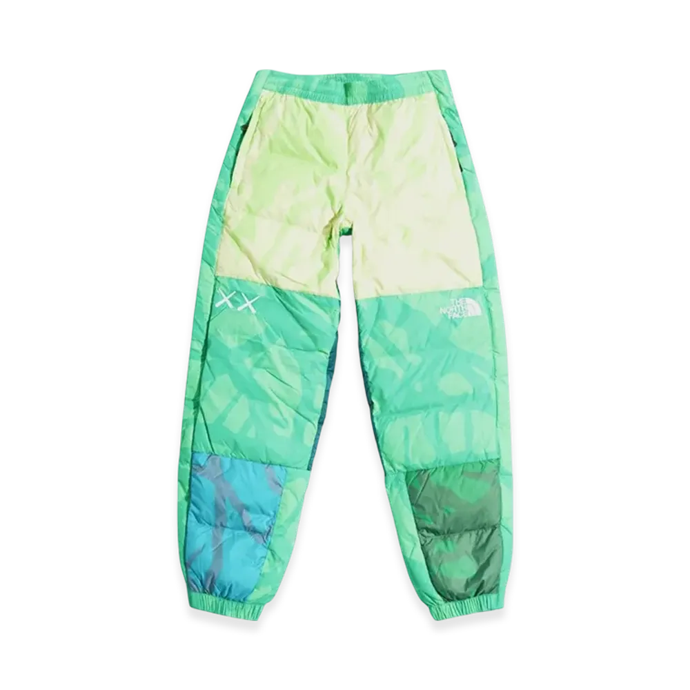 The North Face x Kaws Retro 1996 Nuptse Pants "Safety Green"
