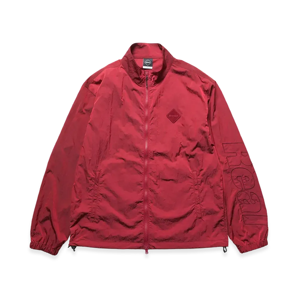 F.C.Real Bristol Big Logo Nylon Stand Collar Blouson "Red"