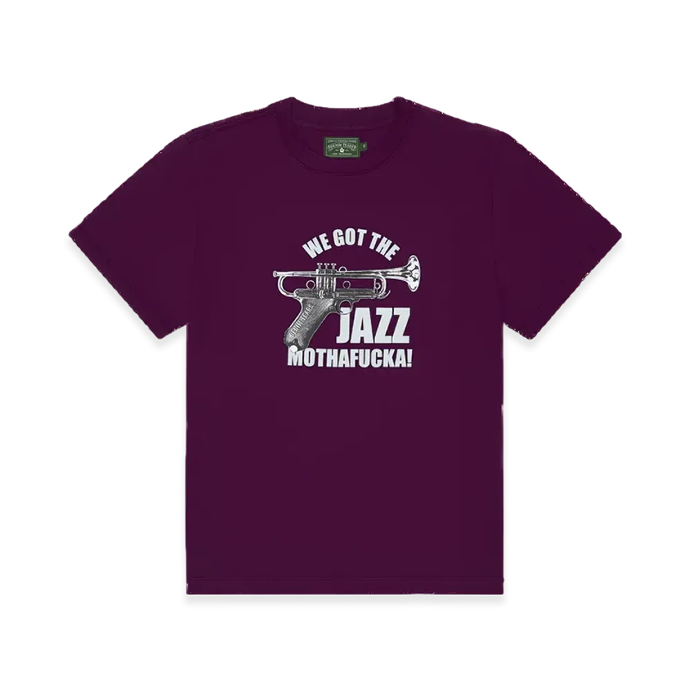 DENIM TEARS St. Albans Jazz Tee "Purple"