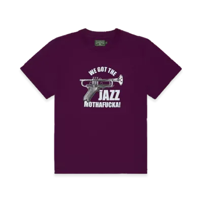 DENIM TEARS St. Albans Jazz Tee "Purple"