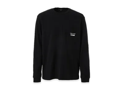 COMME des GARCONS HOMME CDG Homme Logo Long Sleeve Tee "Black"